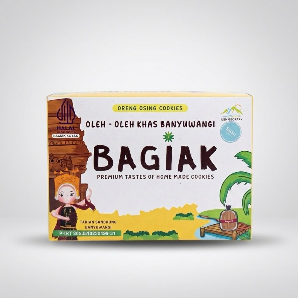 Oleh Oleh Banyuwangi Bagiak Kotak Oreng Osing